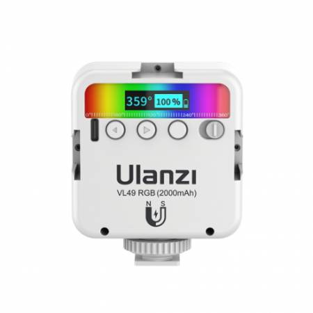 Ulanzi VL49 - lampa LED, RGB, tył